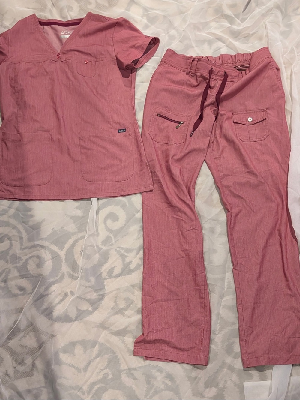 Ada Men’s Scrub Pants in Dusty Rose
